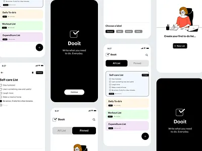 To-do App planning app to do app ui design
