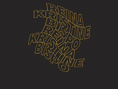 Twirl Effect Typography graphic design typography