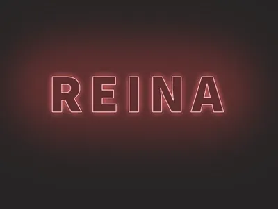 Neon Effect graphic design typography