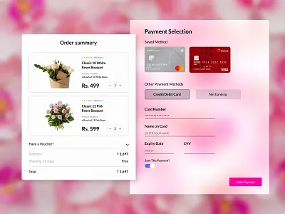 Daily UI 02 - Credit Card Checkout app scrren branding daily ui design graphic design illustration ui vector