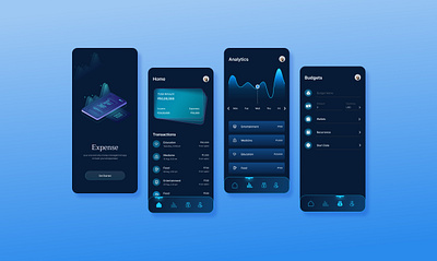 Expense Management app concept expense managment ui