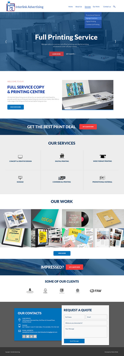Interlink Ad design ui uiux webdesign