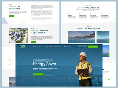 Great_Aussie_Solar branding design minimal ui ux web