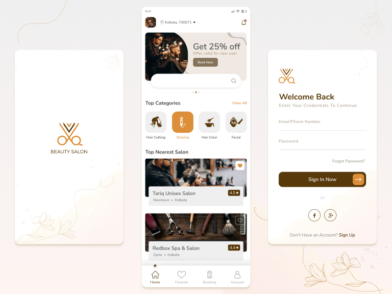 Example of Mobile App UI/UX Design