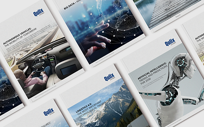 Case studies for Qulix Systems projects book branding case study cover design graphic design illustration typography vector