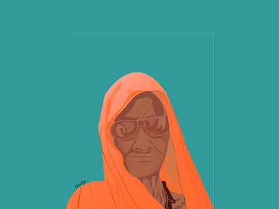 Granny Illustration 2d illustration adobe illustrator artist artoftheday design digital art dribbble freelancer illustration illustration art illustrations ui vectorart