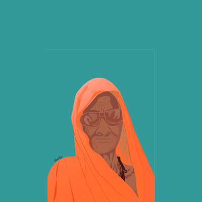 Granny Illustration 2d illustration adobe illustrator artist artoftheday design digital art dribbble freelancer illustration illustration art illustrations ui vectorart