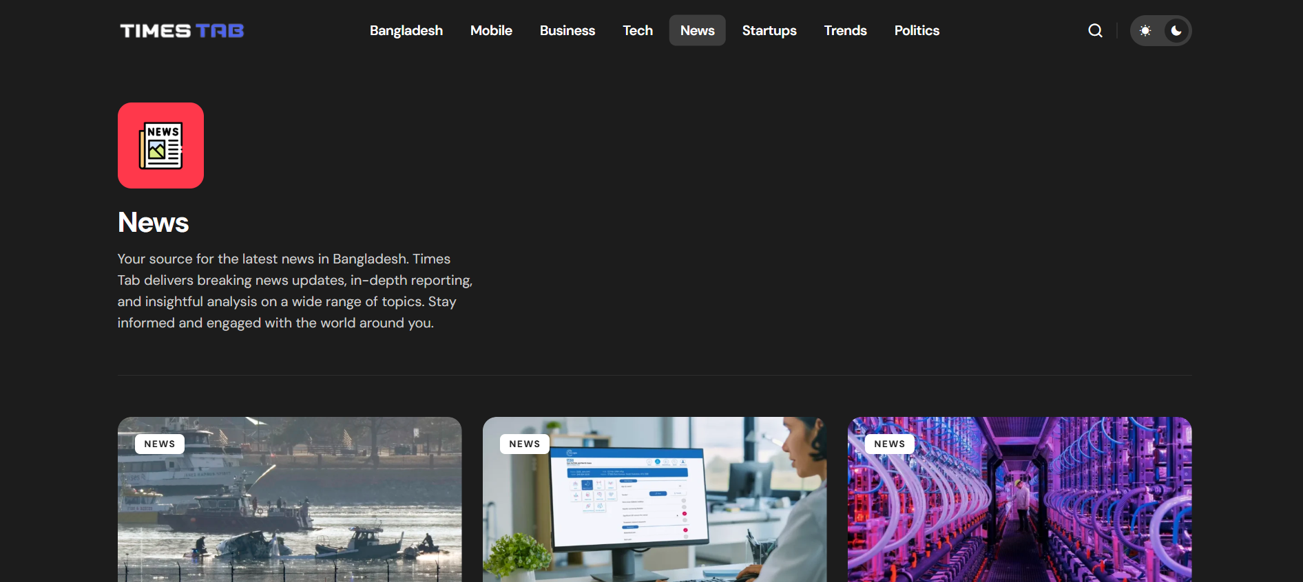 Example of Web Design & Development