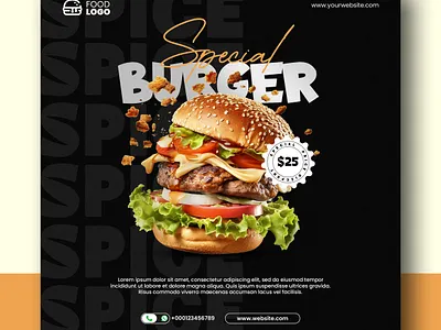 Food Template Design asm arif food template design