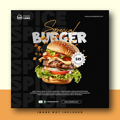 Food Template Design asm arif food template design