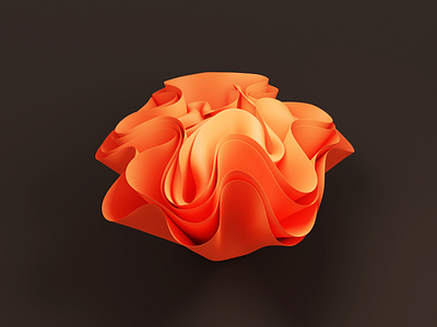 Paper rose 3d illustration 3dart 3dcg blender blender3d flower paper rose