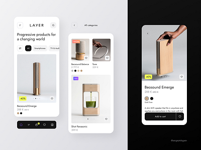 Ecommerce App — Mobile app app catalog clean e commerce e commerce app e commerce design e store ecommerce electronics marketplace mobile app design mobile design onlineshop shop ui ux