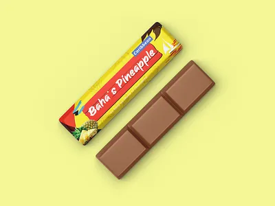 Choco fruit bar | Paper&Foil Packaging Design | Mock-up brand brand id branding case study choco bar chocolate concept confectionery exploration food packaging fruits graphic design hello dribbble identity design mockup pack packaging packaging design pineapple product
