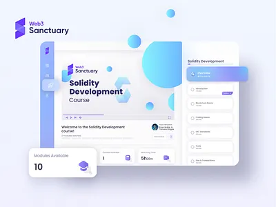 Web3 Sanctuary app branding design logo ui ux vector web3