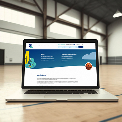 Website design - Local sport and health provider branding clean design desktop health local navigation organisation playful services sports ux