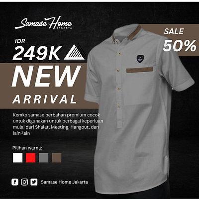 Samase Clothing Promotion branding graphic design