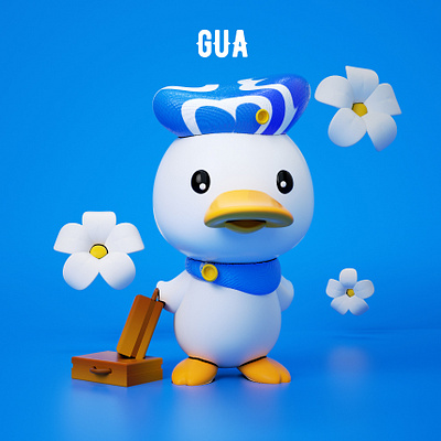 3D duck 3d c4d