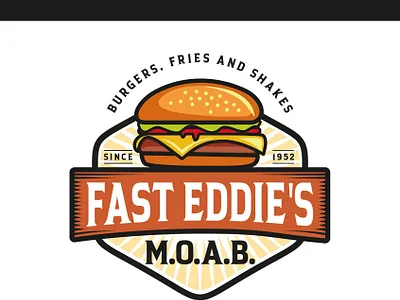 Burger, fast food, restaurant logo 3d animation branding burger burger fast food burger food logo burger logo design fast food logo food logo graphic design illustration logo logo designer motion graphics restaurant logo typography ui ux vector