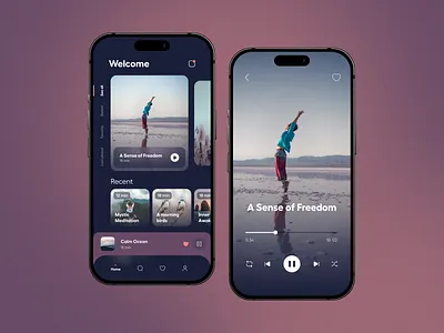 Music Player - App Design app design artist dark dark mode dark mode player dark ui design figma mobile app mobile app design mobile ui music music app music player music player app player ui playlist ui ux