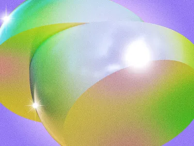 3D Arcade Green Objects 3d arcade green astro green geometric rendered retro textured