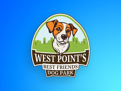 Best Friends Dog Park Logo Design animals branding colorful design designer dogs earth tones graphic design illustration labels logo logo design nature retro logo typography vintage logo vintage style