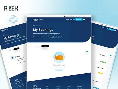 Rizek app branding design graphic design illustration logo typography ui ux vector