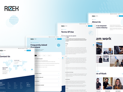 Rizek app branding design graphic design illustration logo typography ui ux vector