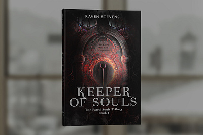 Keeper of Souls by Raven Stevens book book cover cover design graphic design professional professional book cover design