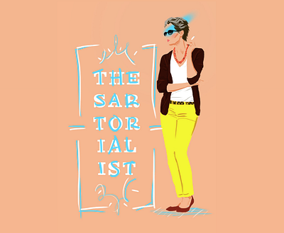 Illustration II · The Sartorialist design fashion graphic design illustration lettering