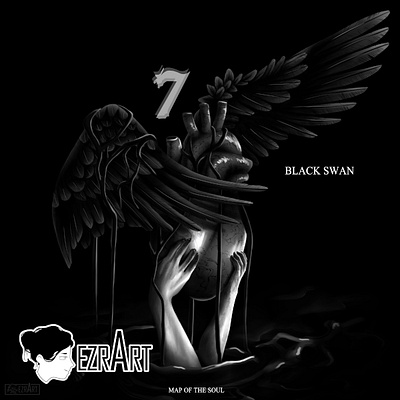 Cover Art - Black Swan branding cover art illustration