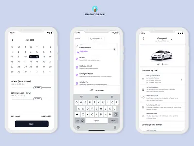 Riding app android animation calender car design location lyft map mobile product design ride travel uber ui ui design user experience user flow user interaction