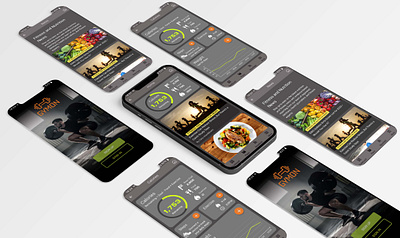 Gymon Fitness App ux uxdesign
