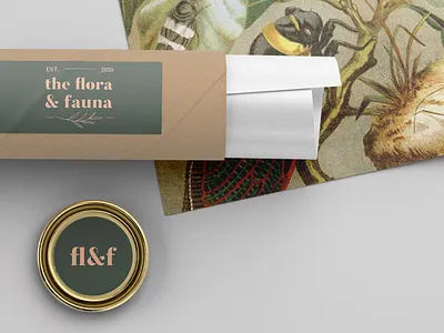 The Flora & Fauna Logo branding colorful design graphic design illustration logo nature