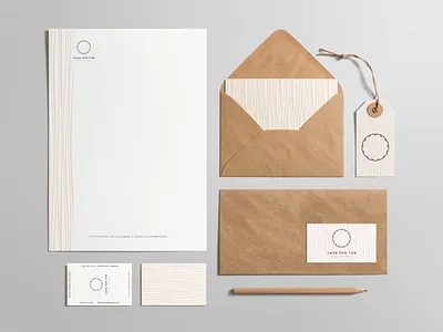 Casa Tun-Tun Stationery Proposal branding design logo sneakpeek stationery