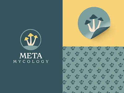 Meta Mycology Logo branding concept design graphic design ideation identity illustration logo logo design