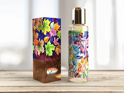 Watercolor NATURE 3d 3d modeling adobe animation branding coverdesign design graphic design illustration jars kristinaartist logo packaging packaging design painting photoshop typography vector visualization of packaging watercolor