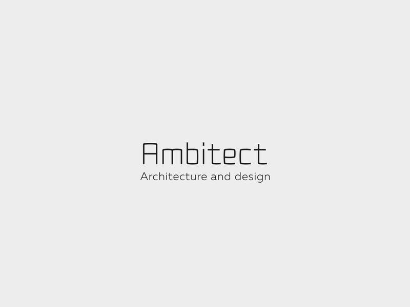 Ambitect logo animation animated animated logo animation animation 2d architecture design illustration logo logo animation motion design motion graphics ui