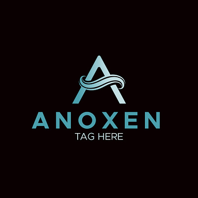 A logo design | anoxen logo a letter logo branding a logo design blue logo branding creative logo creative logo design gradient logo graphic design icon design illustration illustrator logo lettermark logo logo logo branding logo design modern logo monogram logo simple logo wave logo