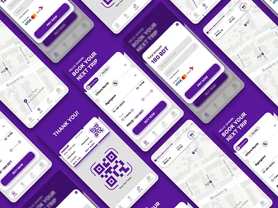 Metro Rail Ticket Booking Mobile App UI Design app booking app branding creative ui design klee creative logo metro rail mobile application modern ui train app ui ui design ui ux ux web page