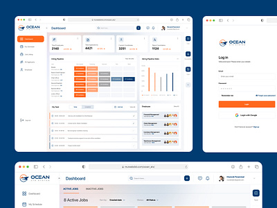 Application Tracking System | UI UX app design application tracking system ats ats system figma figma dashboard hr system hrms ui ux