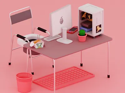 Designer Place 3d blender art blender illustration