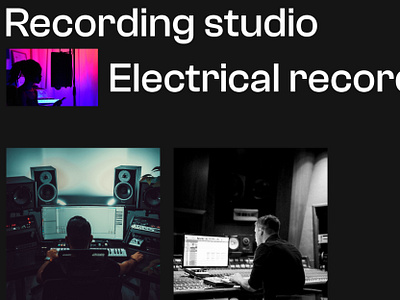 Cola Recording studio branding css dailyui desktop figma figma design figma ui graphic design html java layout mobile responsive studio type ui ui designer ui ux ux web design