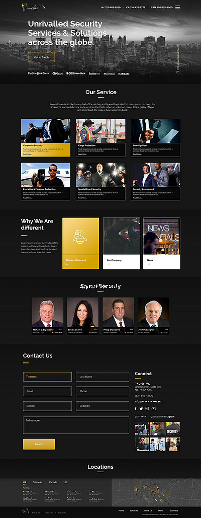 Project of Security graphic design ui