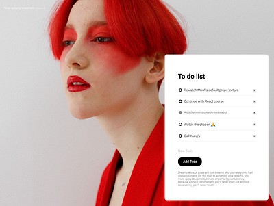 Todo list todo list ui web web design
