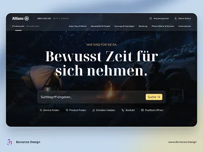 Financial Services Company website redesign banking company dark design desktop flat glass minimal premium redesign search typography ui ux website