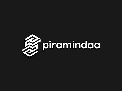 PIRAMINDAA MONOGRAM MODERN Logo design inspiration branding design graphic design icon illustration logo typography ui ux vector