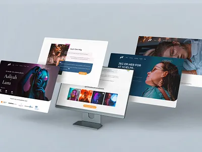 Influencers Website 2023 branding design latest ui new trends ui uiux ux