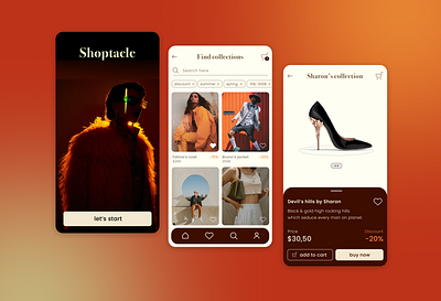 Shoptacle app android app design ecommerce fashion ios mobile shopping style