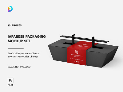 Japanese Packaging Mockup Set asian food chinese food chinese noodles dinner fast food fast food mockup fast food packaging food box food container food mockup lunch lunch bag noodle noodle box restaurant mockup sushi mockup take away box take away food takeout wok