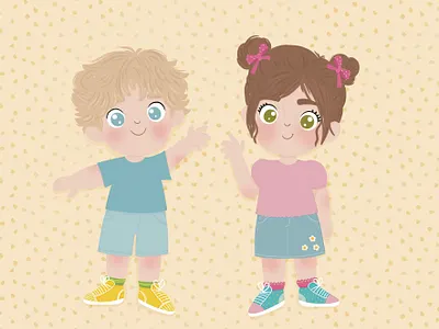 Daša & Maša - Character Design bookdesign bookillustration children art childrenbookillustration childrenillustration childrenillustrator cute art
